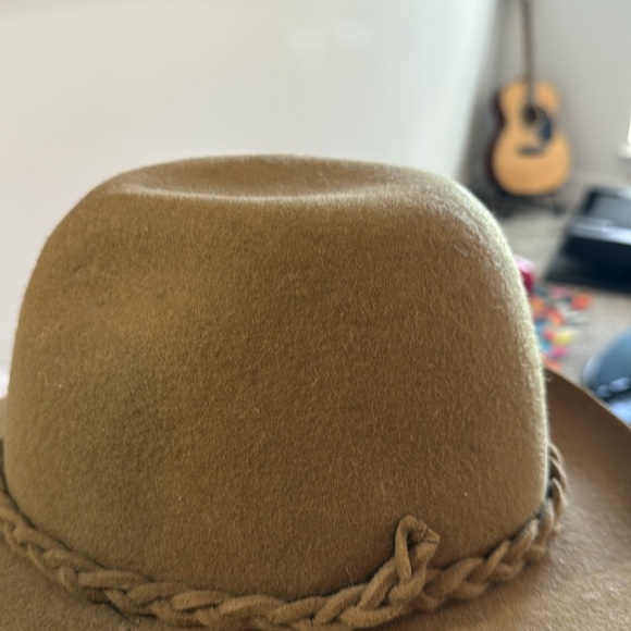 VINTAGE I.B.U.S.A. BOWLER HAT FELT WOOL TASSEL MENS large - Picture 2 of 9